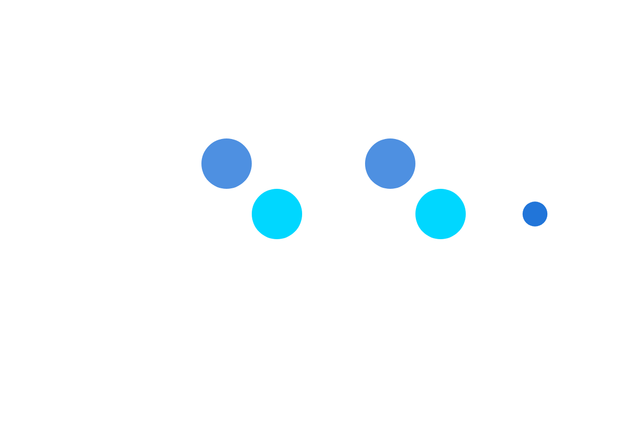 illustrazione di sfere colorate 