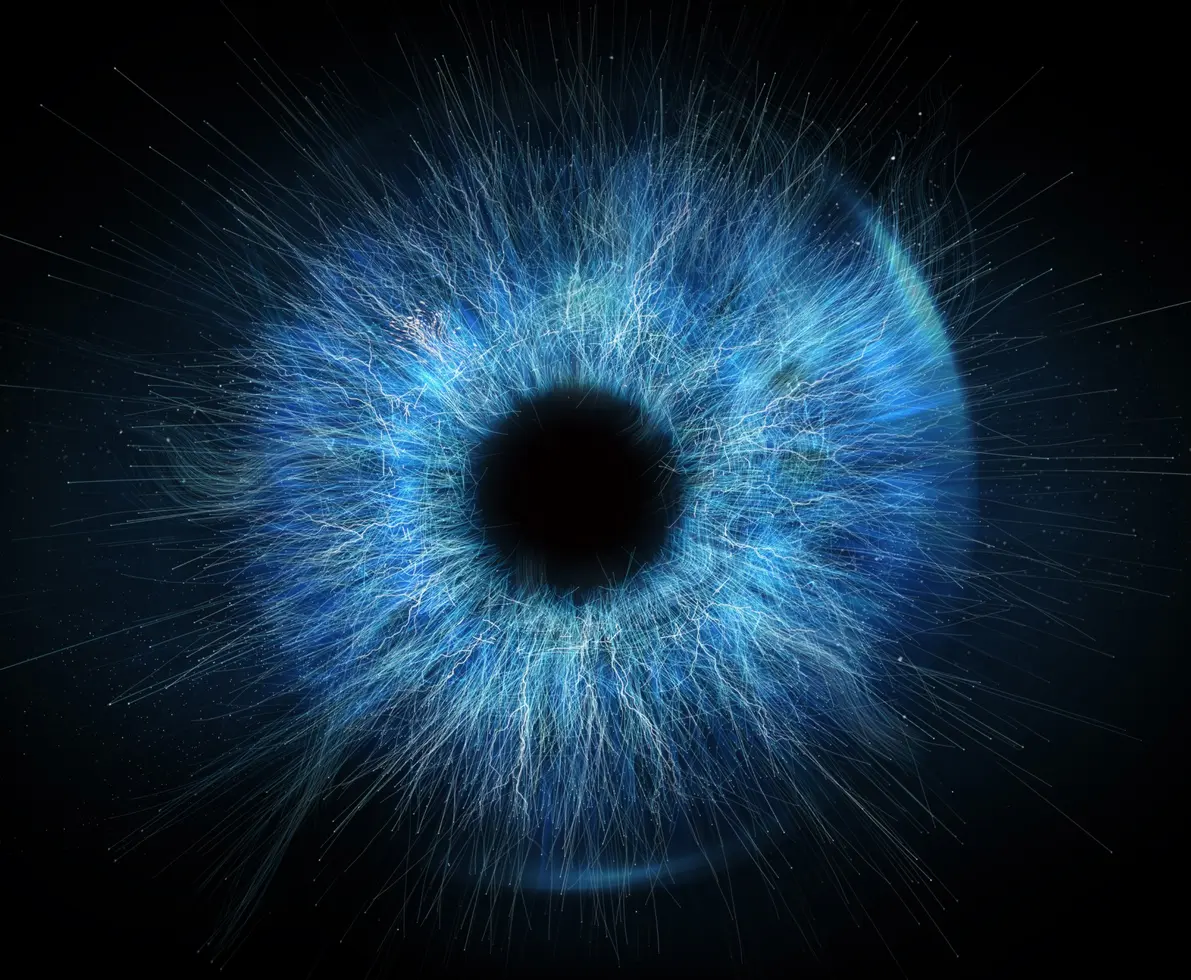 immagine astratta di un occhio
