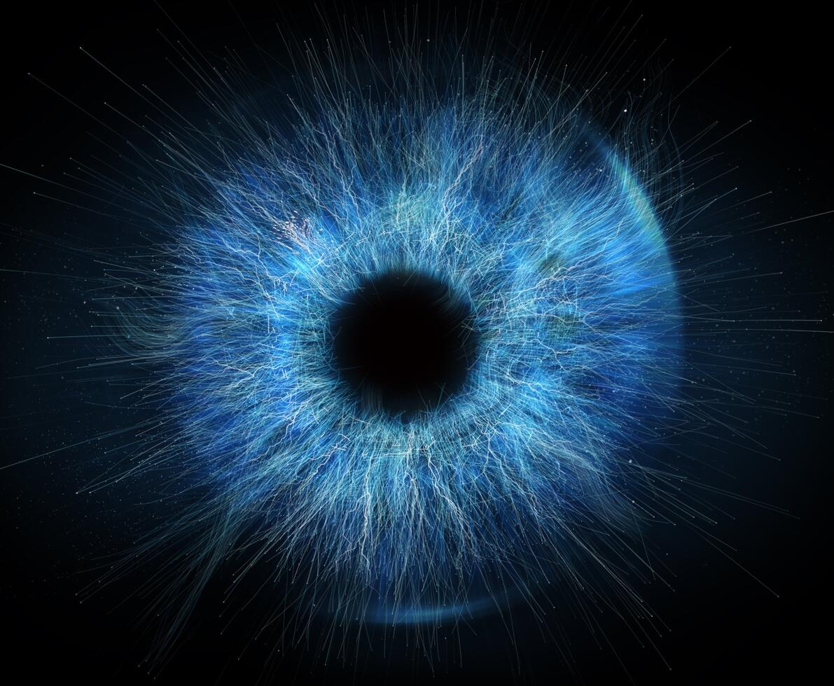 immagine astratta di un occhio