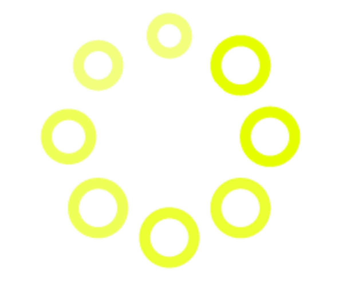 illustrazione atratta con cerchi di colore giallo