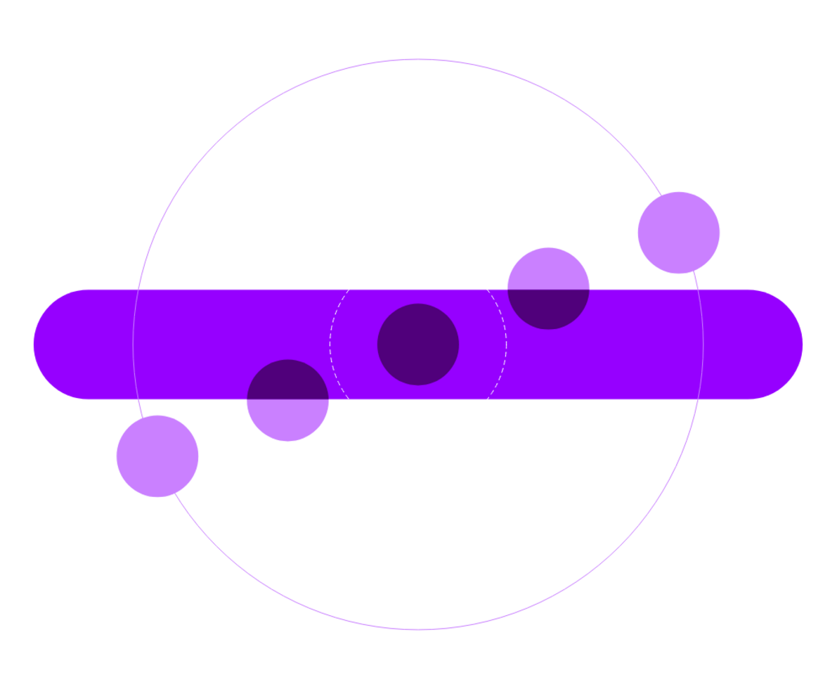 illustrazione astratta di colore viola